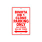 Bimota HB 1 Parking Only All Others Will Be Towed Aluminum Decor Garage Sign