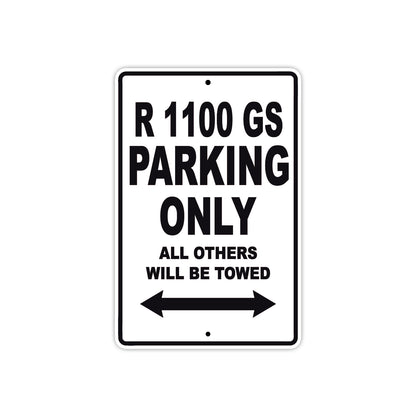 BMW R 1100 GS Parking Only All Others Will Be Towed Aluminum Decor Garage Sign