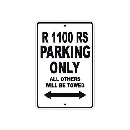 BMW R 1100 RS Parking Only All Others Will Be Towed Aluminum Decor Garage Sign
