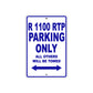BMW R 1100 RTP Parking Only All Others Will Be Towed Aluminum Decor Garage Sign