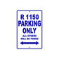 BMW R 1150 Parking Only All Others Will Be Towed Aluminum Decor Garage Sign