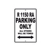 BMW R 1150 RA Parking Only All Others Will Be Towed Aluminum Decor Garage Sign