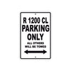BMW R 1200 CL Parking Only All Others Will Be Towed Aluminum Decor Garage Sign