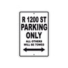 BMW R 1200 ST Parking Only All Others Will Be Towed Aluminum Decor Garage Sign