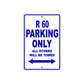 BMW R 60 Parking Only All Others Will Be Towed Aluminum Decor Garage Sign