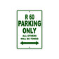 BMW R 60 Parking Only All Others Will Be Towed Aluminum Decor Garage Sign