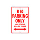 BMW R 60 Parking Only All Others Will Be Towed Aluminum Decor Garage Sign