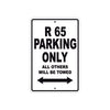 BMW R 65 Parking Only All Others Will Be Towed Aluminum Decor Garage Sign