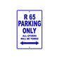 BMW R 65 Parking Only All Others Will Be Towed Aluminum Decor Garage Sign