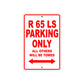 BMW R 65 LS Parking Only All Others Will Be Towed Aluminum Decor Garage Sign