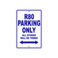 BMW R 80 Parking Only All Others Will Be Towed Aluminum Decor Garage Sign