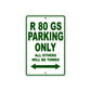 BMW R 80 GS Parking Only All Others Will Be Towed Aluminum Decor Garage Sign