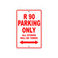 BMW R 90 Parking Only All Others Will Be Towed Aluminum Decor Garage Sign
