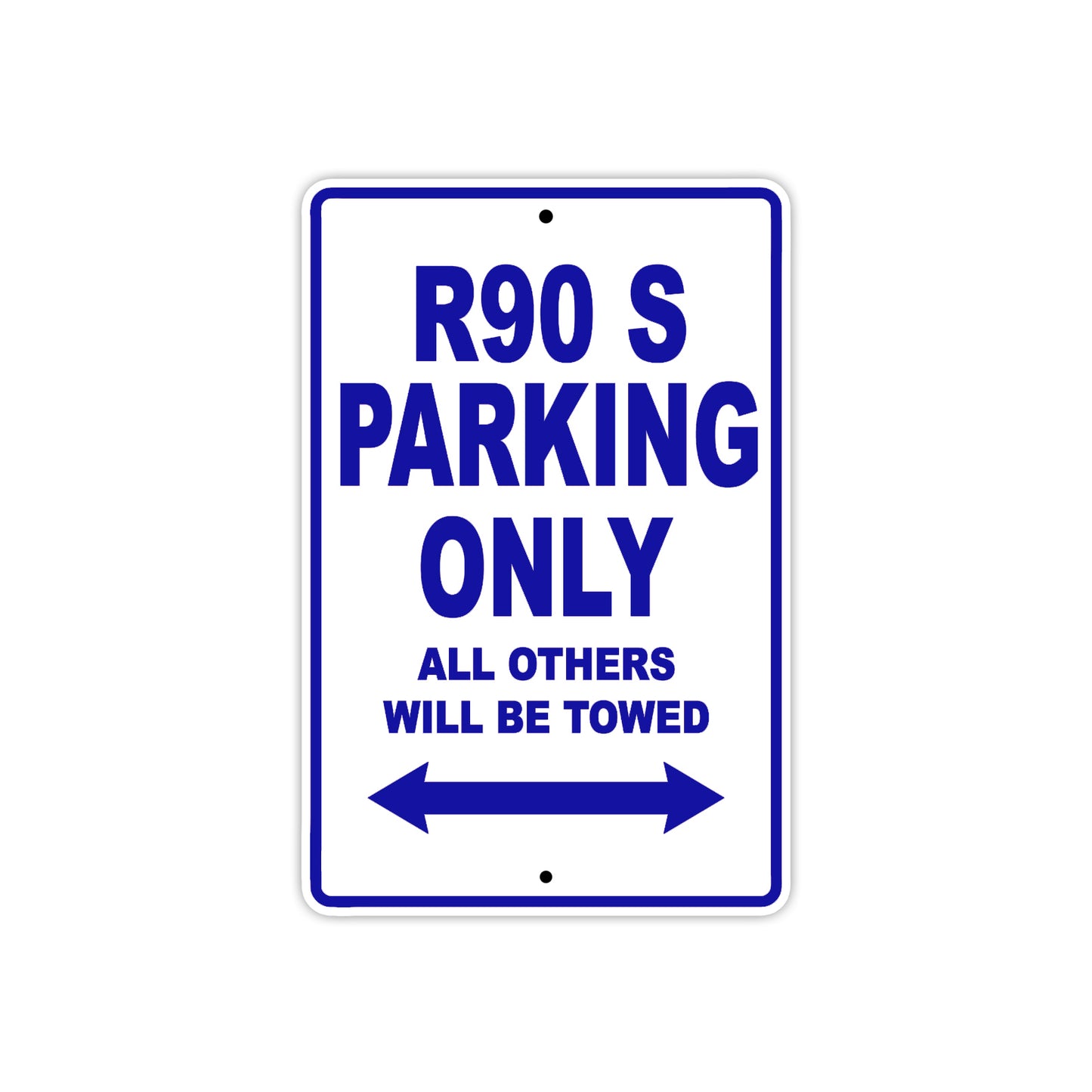 BMW R 90 S Parking Only All Others Will Be Towed Aluminum Decor Garage Sign