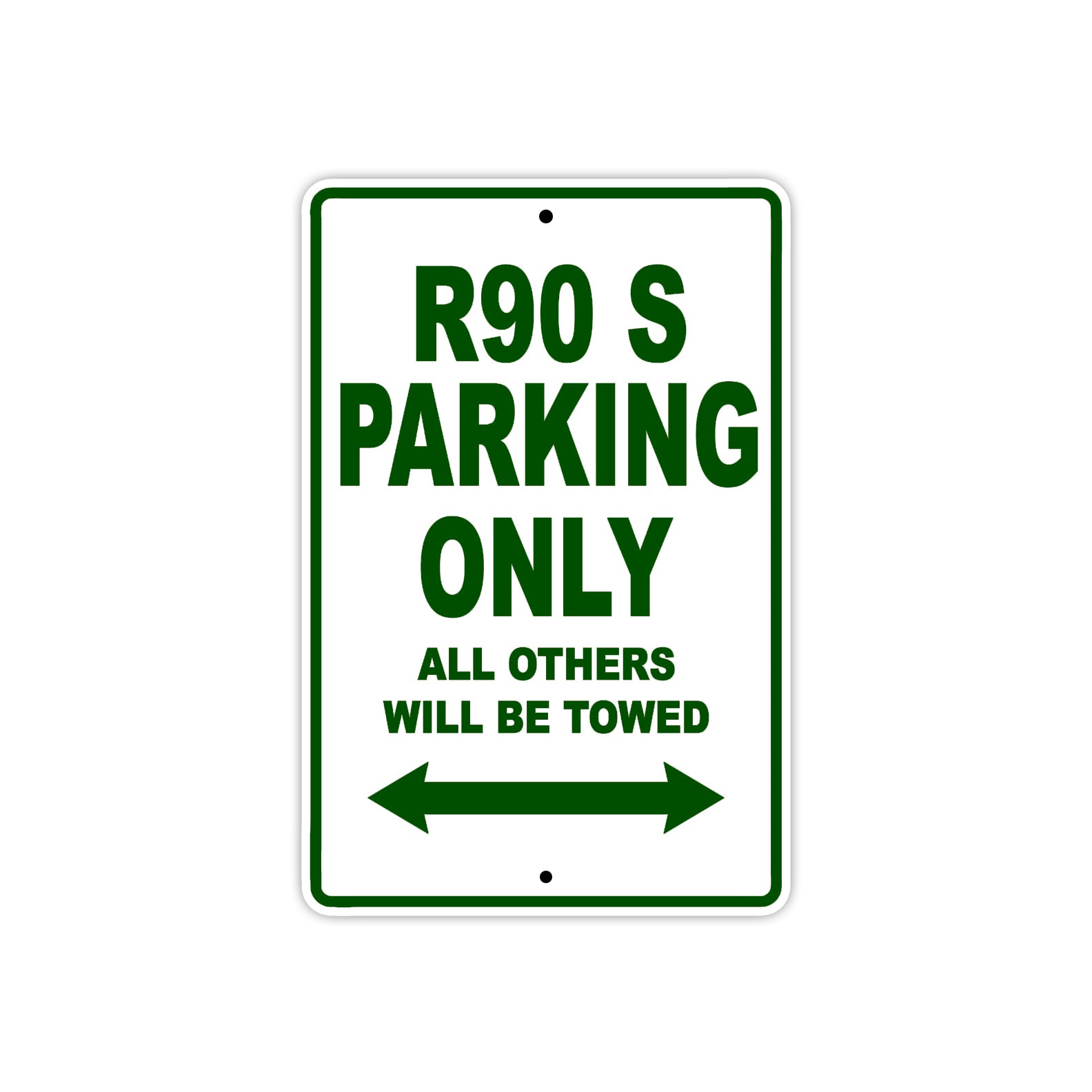 BMW R 90 S Parking Only All Others Will Be Towed Aluminum Decor Garage Sign