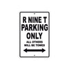 BMW R Nine T Parking Only All Others Will Be Towed Aluminum Decor Garage Sign