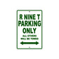 BMW R Nine T Parking Only All Others Will Be Towed Aluminum Decor Garage Sign