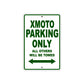 BMW X MOTO Parking Only All Others Will Be Towed Aluminum Decor Garage Sign