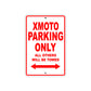 BMW X MOTO Parking Only All Others Will Be Towed Aluminum Decor Garage Sign