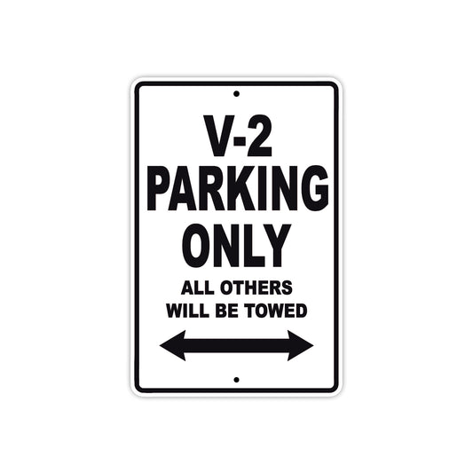 Boom Trikes V 2 Parking Only All Others Will Be Towed Aluminum Decor Garage Sign