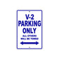 Boom Trikes V 2 Parking Only All Others Will Be Towed Aluminum Decor Garage Sign