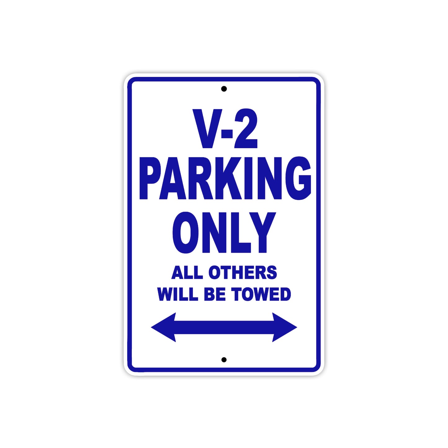 Boom Trikes V 2 Parking Only All Others Will Be Towed Aluminum Decor Garage Sign