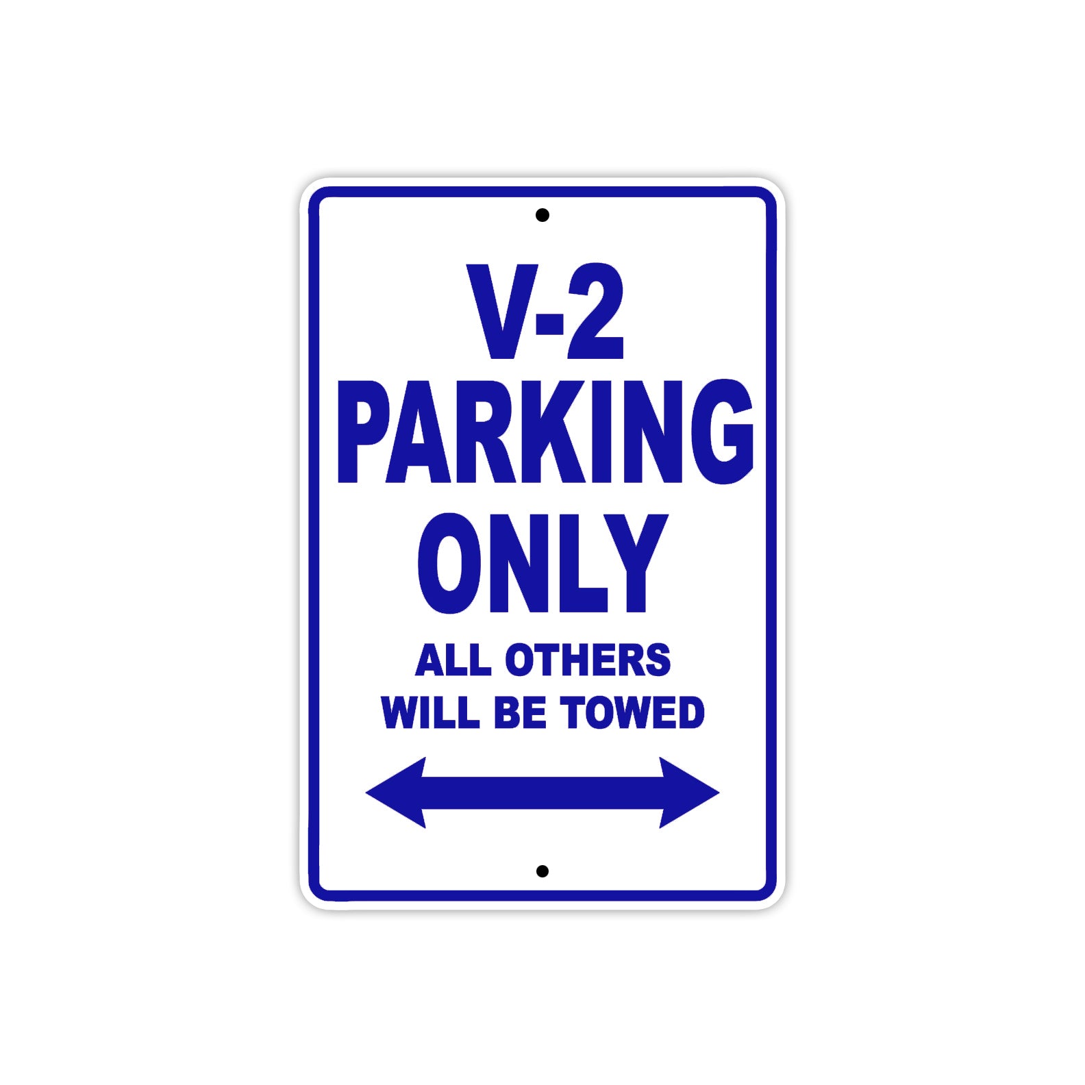 Boom Trikes V 2 Parking Only All Others Will Be Towed Aluminum Decor Garage Sign