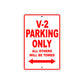 Boom Trikes V 2 Parking Only All Others Will Be Towed Aluminum Decor Garage Sign