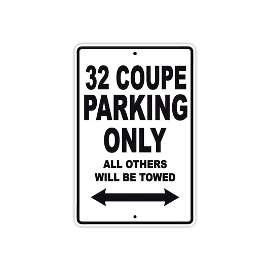 Boss Hoss 32 Coupe Parking Only All Others Will Be Towed Aluminum Decor Garage Sign