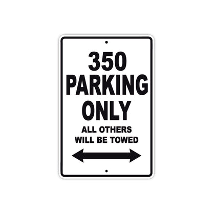 Boss Hoss 350 Parking Only All Others Will Be Towed Aluminum Decor Garage Sign