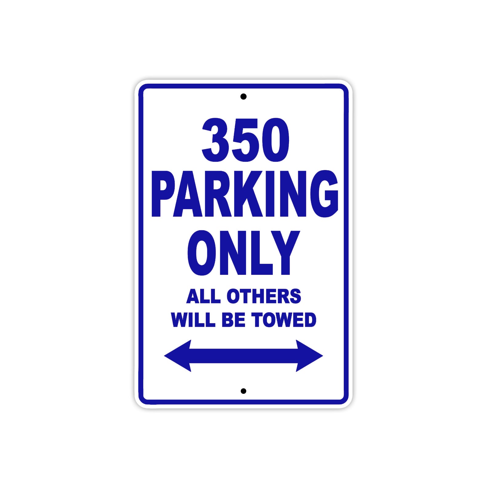Boss Hoss 350 Parking Only All Others Will Be Towed Aluminum Decor Garage Sign
