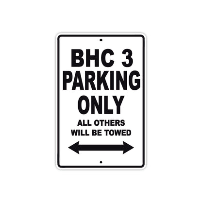 Boss Hoss BHC 3 Parking Only All Others Will Be Towed Aluminum Decor Garage Sign