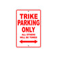 Boss Hoss Trike Parking Only All Others Will Be Towed Aluminum Decor Garage Sign