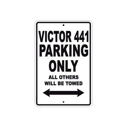 Buell Victor 441 Parking Only All Others Will Be Towed Aluminum Decor Garage Sign