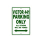 Buell Victor 441 Parking Only All Others Will Be Towed Aluminum Decor Garage Sign