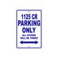Buell 1125 CR Parking Only All Others Will Be Towed Aluminum Decor Garage Sign