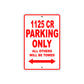 Buell 1125 CR Parking Only All Others Will Be Towed Aluminum Decor Garage Sign
