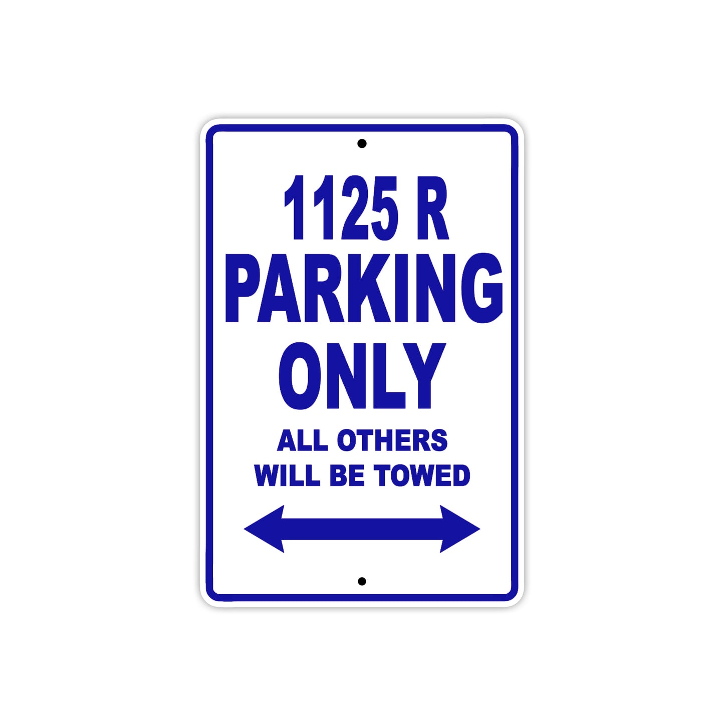 Buell 1125 R Parking Only All Others Will Be Towed Aluminum Decor Garage Sign