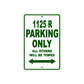 Buell 1125 R Parking Only All Others Will Be Towed Aluminum Decor Garage Sign