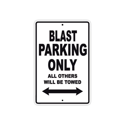 Buell Blast Parking Only All Others Will Be Towed Aluminum Decor Garage Sign
