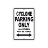 Buell Cyclone Parking Only All Others Will Be Towed Aluminum Decor Garage Sign