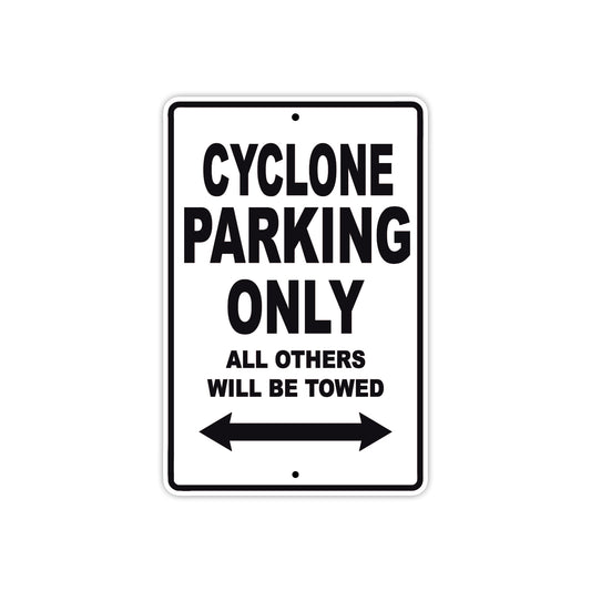 Buell Cyclone Parking Only All Others Will Be Towed Aluminum Decor Garage Sign
