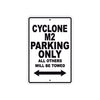 Buell Cyclone M2 Parking Only All Others Will Be Towed Aluminum Decor Garage Sign
