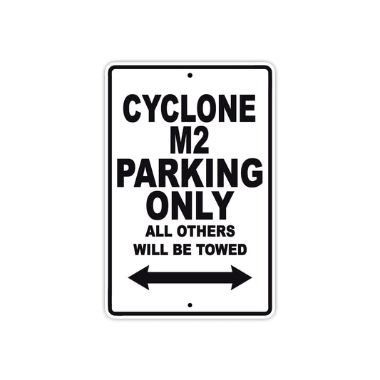 Buell Cyclone M2 Parking Only All Others Will Be Towed Aluminum Decor Garage Sign