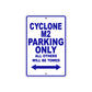 Buell Cyclone M2 Parking Only All Others Will Be Towed Aluminum Decor Garage Sign