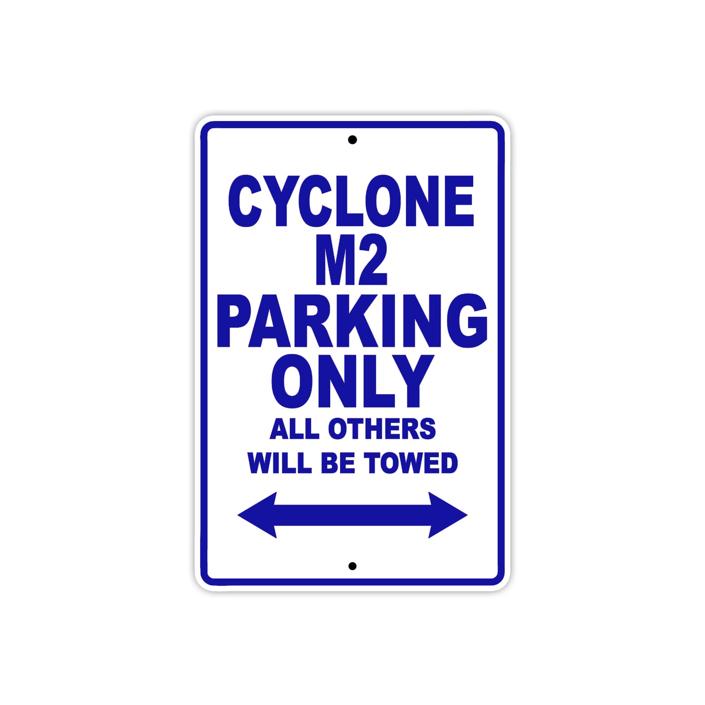 Buell Cyclone M2 Parking Only All Others Will Be Towed Aluminum Decor Garage Sign