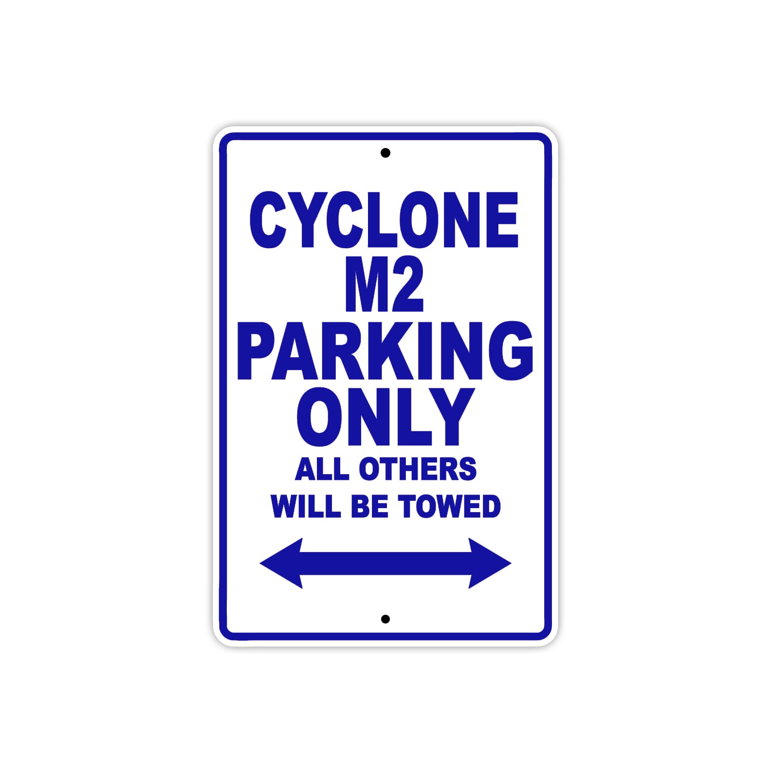 Buell Cyclone M2 Parking Only All Others Will Be Towed Aluminum Decor Garage Sign