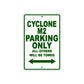 Buell Cyclone M2 Parking Only All Others Will Be Towed Aluminum Decor Garage Sign