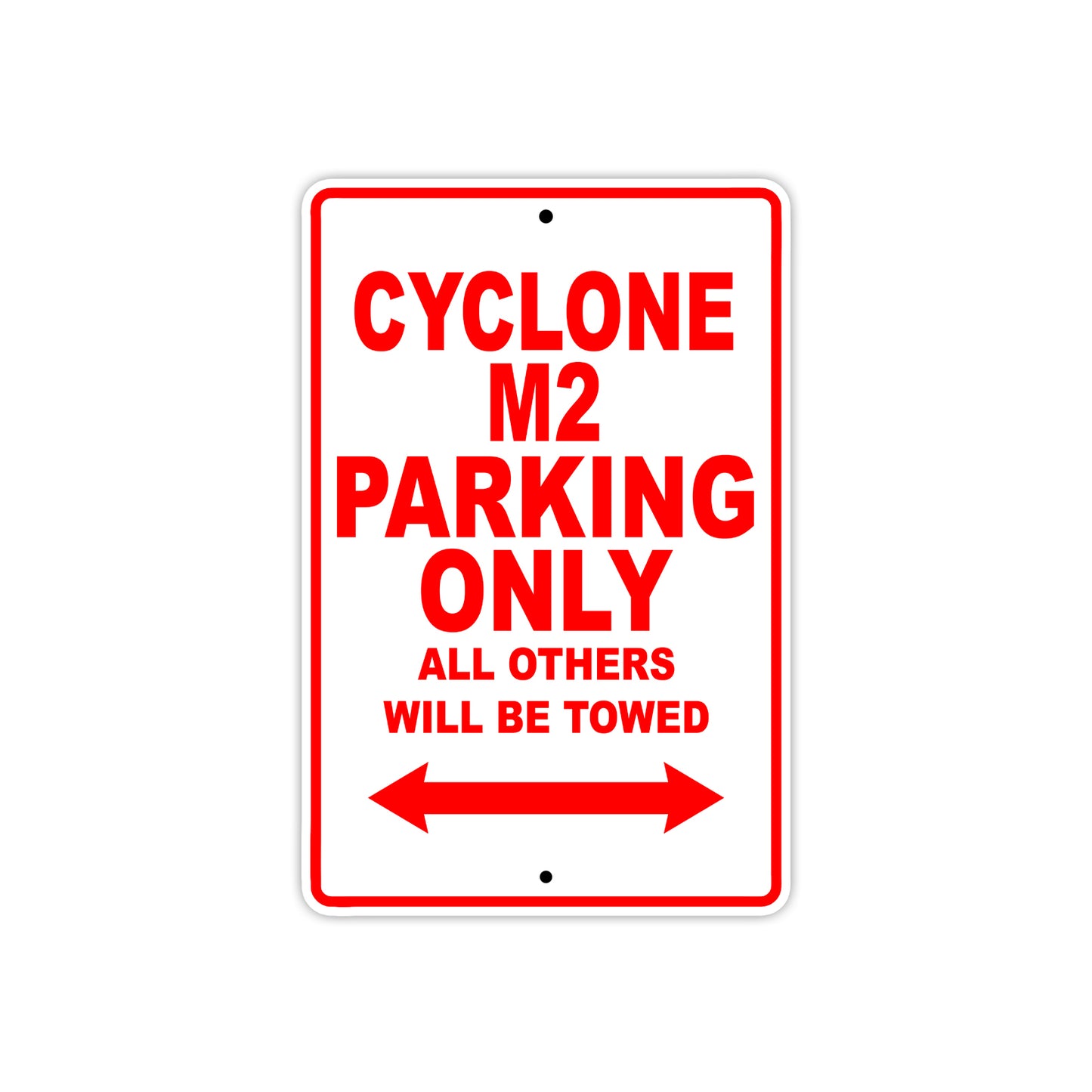 Buell Cyclone M2 Parking Only All Others Will Be Towed Aluminum Decor Garage Sign