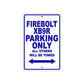 Buell Fire Bolt XB 9 R Parking Only All Others Will Be Towed Aluminum Decor Garage Sign